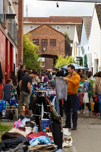 Mercado de pulgas del sábado — Foto de Stock