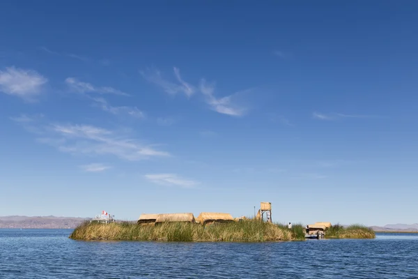 Uros Titino Islas Flotantes — Foto de Stock