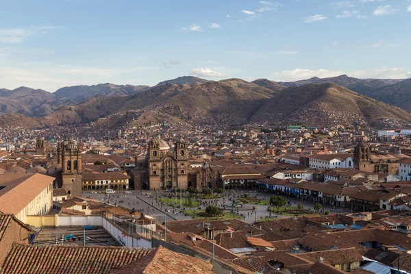 Vista de Plaza de Armas en Cusco — Foto de Stock