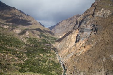 colca canyon görünümü