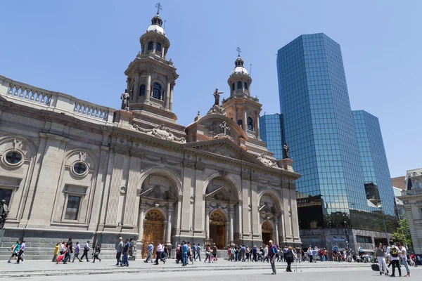 Catedral de Santiago do Chile — Fotografia de Stock