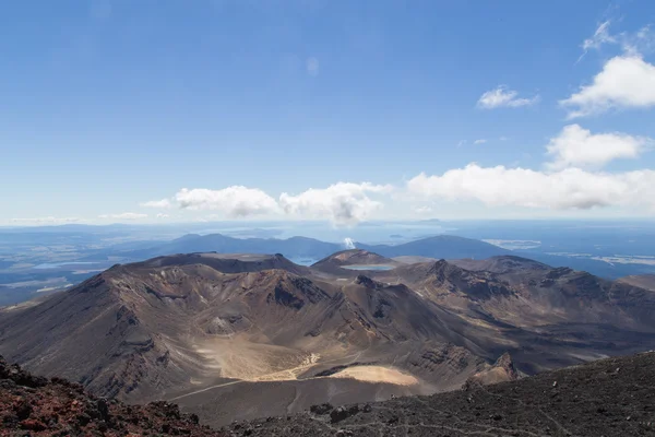 Vista do topo do Monte Ngauruhoe — Fotografia de Stock
