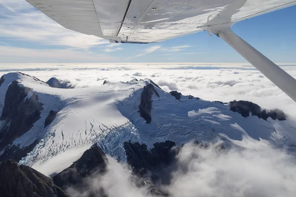 Letecký pohled na Mount Aspiring National Park — Stock fotografie