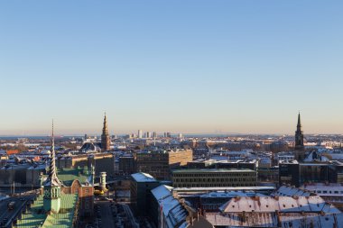 Copenhagen manzarası görünümü