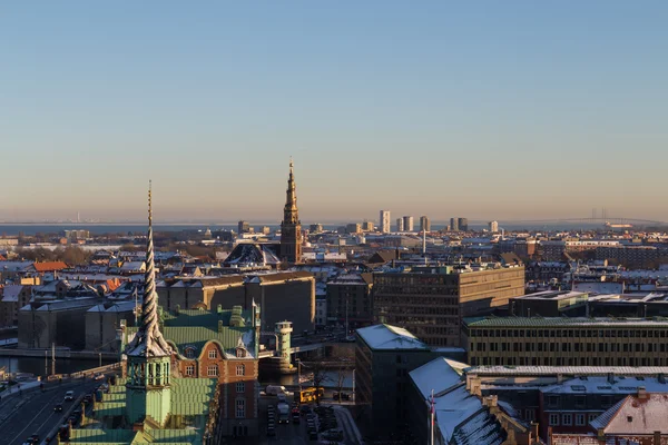 Vista del horizonte de Copenhague — Foto de Stock