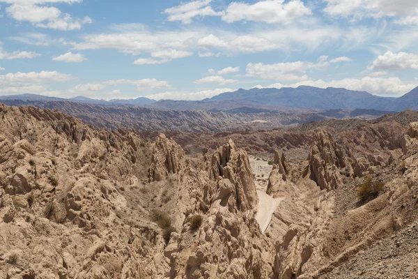 Quebrada de las Flechas nel nord-ovest dell'Argentina — Foto Stock