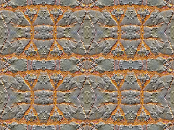 Texture Abstraite Orange Métal — Photo