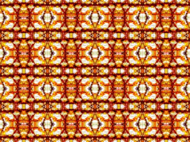 Turuncu ve beyaz soyut doku