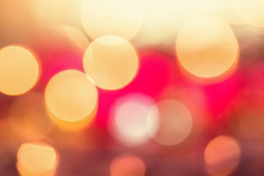 Noel bulanık ışıkları - arka plan bokeh.