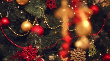 Yumuşak bir bulanıklık Noel süslemeleri