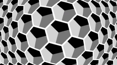 Soyut arka planlar, teknolojik tasarımlar veya modern dekorasyon projeleri için ideal altıgenler, kareler ve küpler içeren geometrik desenlerin çeşitliliği.