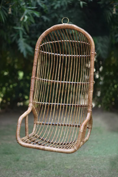 Wooden Swing Porch — Stock Photo, Image