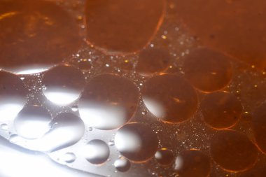 yağ ve su soyut arkaplan yumuşak odak