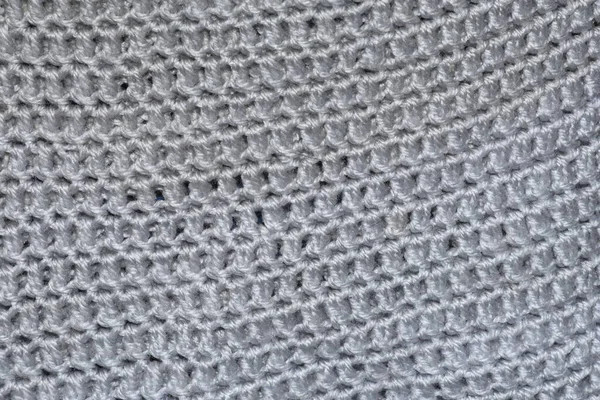 Seçici odak makro görüntüsü olan gri yün dokusu