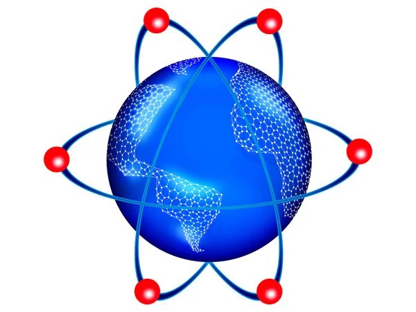 Graphene svět — Stock fotografie