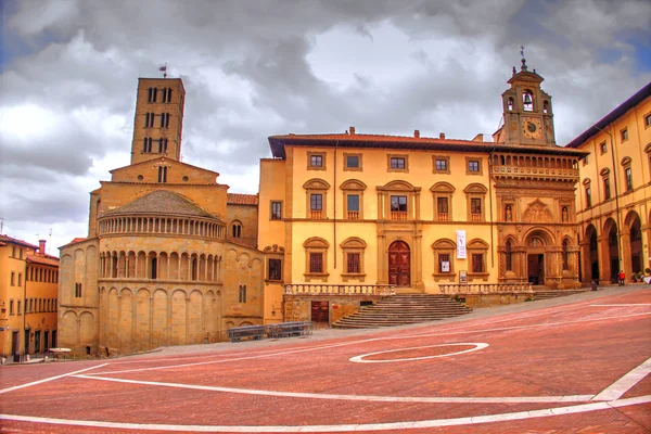 Piazza Grande, Arezzo, Italia — Foto Stock