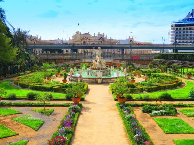 Prensin Palace, Genoa bahçeleri