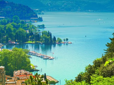 Panorama Riva del Garda, Trentino, İtalya