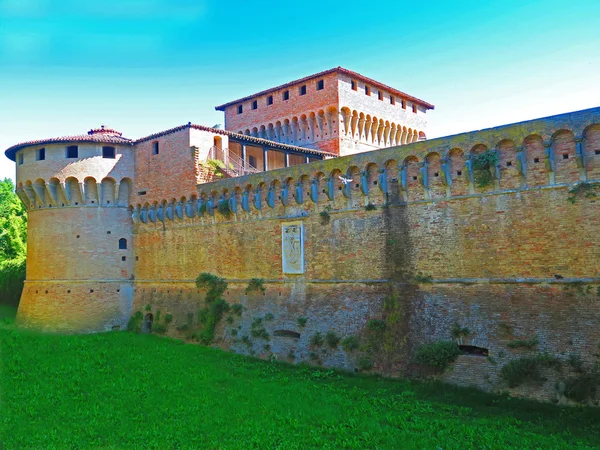 Torre principale della Fortezza Ravaldino, Forlì, Emilia Romagna, Ita — Foto Stock