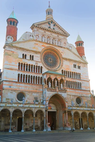 크레모나 대성당, 이탈리아의 외관 — 스톡 사진