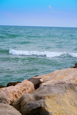 Küçük dalgalar Jesolo, İtalya