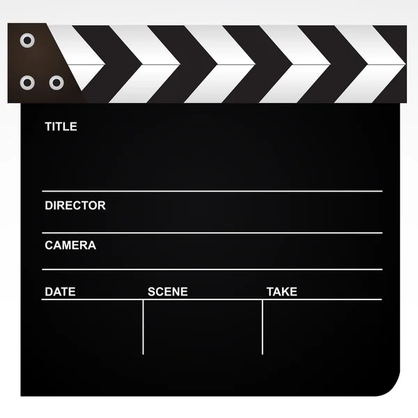 Filme clapper arte vetorial . —  Vetores de Stock