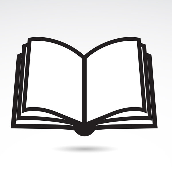 book flat icon, vector illustration