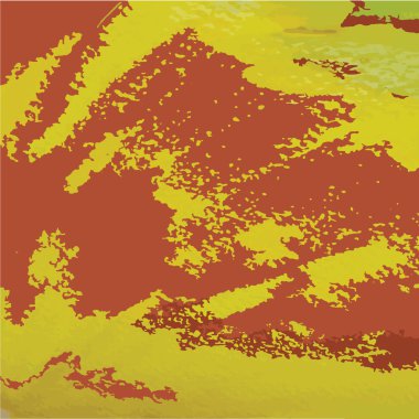 Kabile sarı kahverengi suluboya