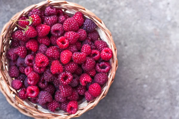 Fondo de fruta de frambuesa — Foto de Stock