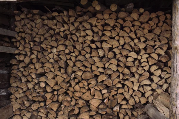 background of wooden logs