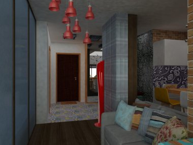 Modern ortak düz iç