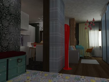 Modern ortak düz iç