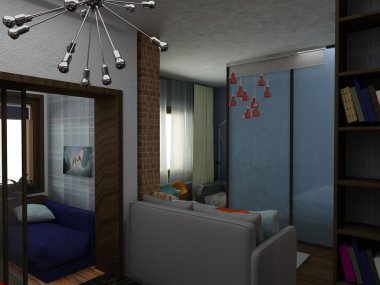 Modern ortak düz iç