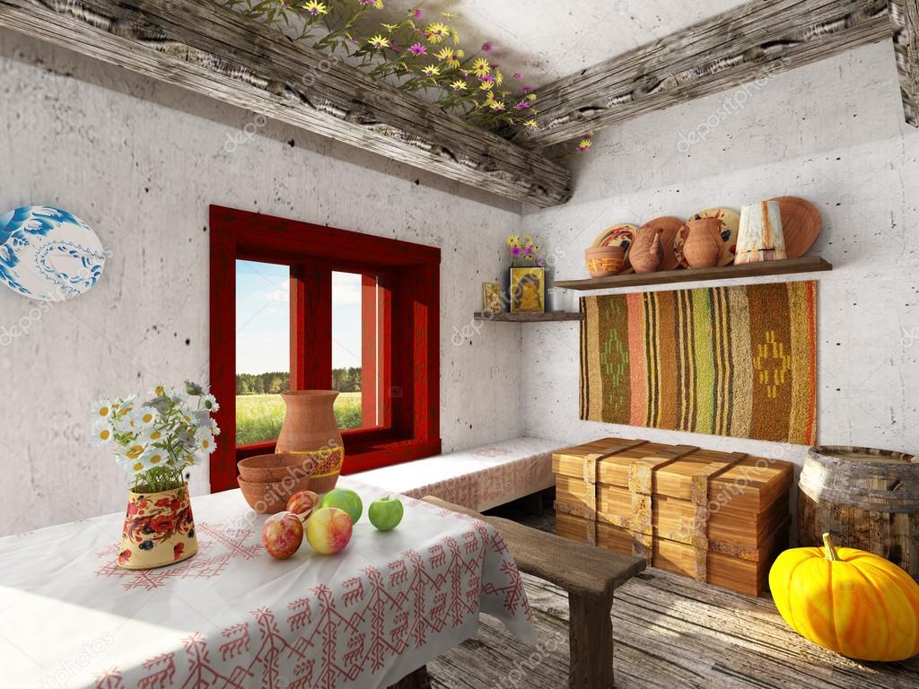 Etnische Folk interieur — Stockfoto © Lisunova #82969108 Etnische Folk interieur — Stockfoto © Lisunova #82969108