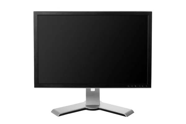 Blank computer monitor with clipping path for the screen — Stock Photo, Image