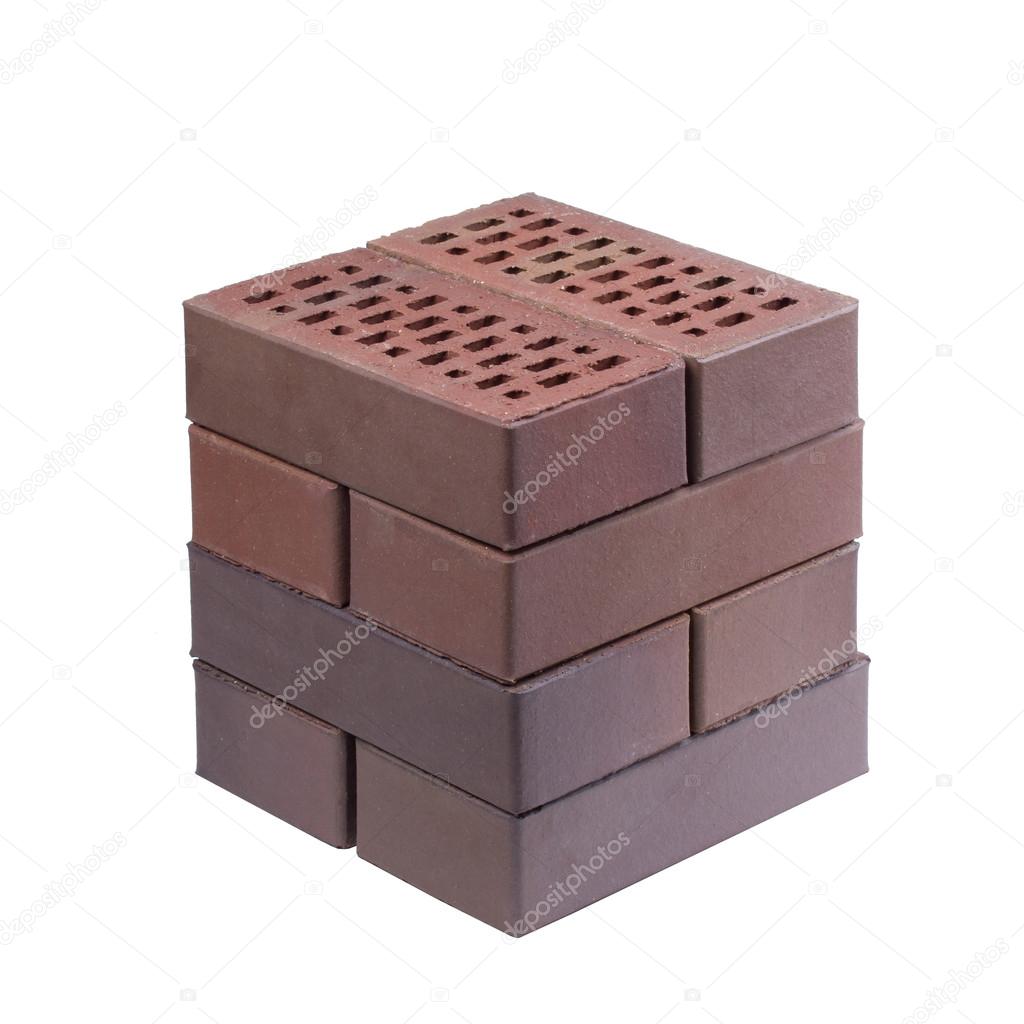 Several dark bricks