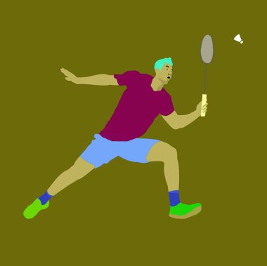 Hit The Shuttlecock Behind The Line 