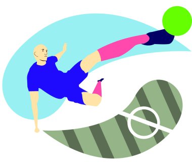 Bisiklet tekmesi ya da makas tekmesi olarak da bilinir, oyuncunun havadayken topu geri attığı bir akrobatik vuruştur..