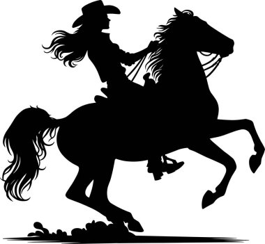 Vahşi batı temalı grafikler için ideal, çiftlik markalaşması, kovboy / kovboy kız ürünleri, rodeo tasarımları ve country tarzı kıyafetler..