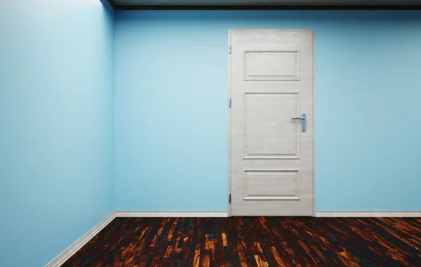 3D ilustracja pusty rogu wnętrza pokoju. — Zdjęcie stockowe
