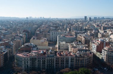 Kuş bakışı büyük şehir