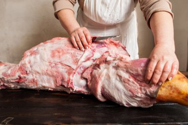 Yerel et pazarı. Çiftlik perakende closeup.