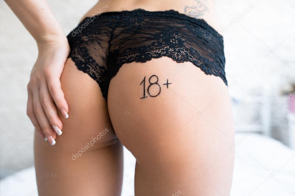 Seductively touching ass women with remark 18plus Stock Photo by ©golubovy 116141876