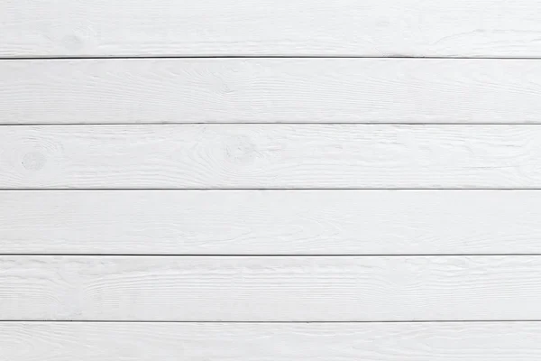 Bílá Dřevěná prkna pozadí. horizontální — Stock fotografie