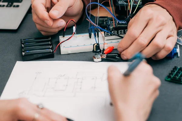 Kadın recapping elektronik oluşturma işlemi