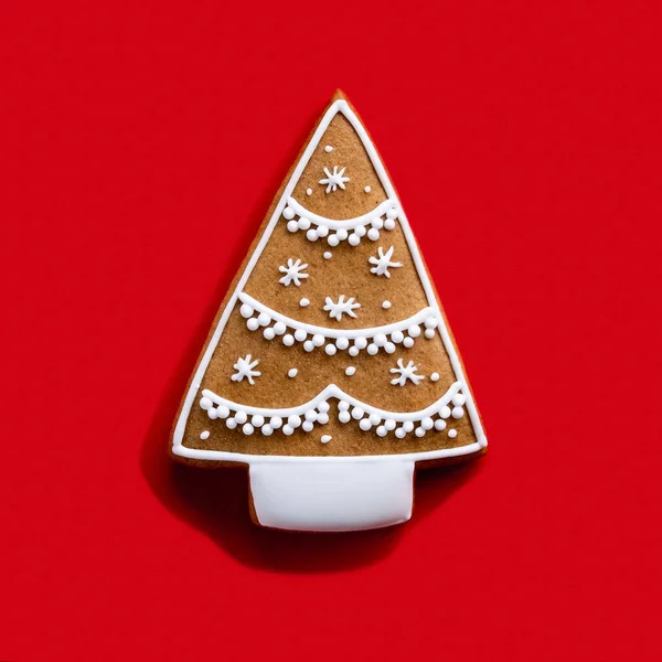 Noel ağacı dekor sanatsal arka plan kırmızı — Stok fotoğraf