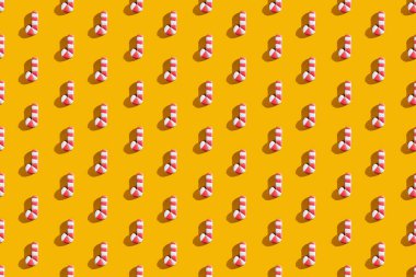 turuncu xmas arka plan şekerleme dikişsiz desen