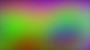 Bulanık renk gradyanı neon ışık arkaplanı yeşil