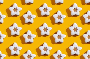 turuncu, pürüzsüz arka plan beyaz çiçek deseni