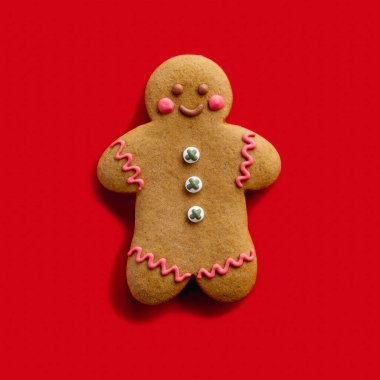 Şenlikli tatlı fırını yemek sanatı zencefilli ekmek adam